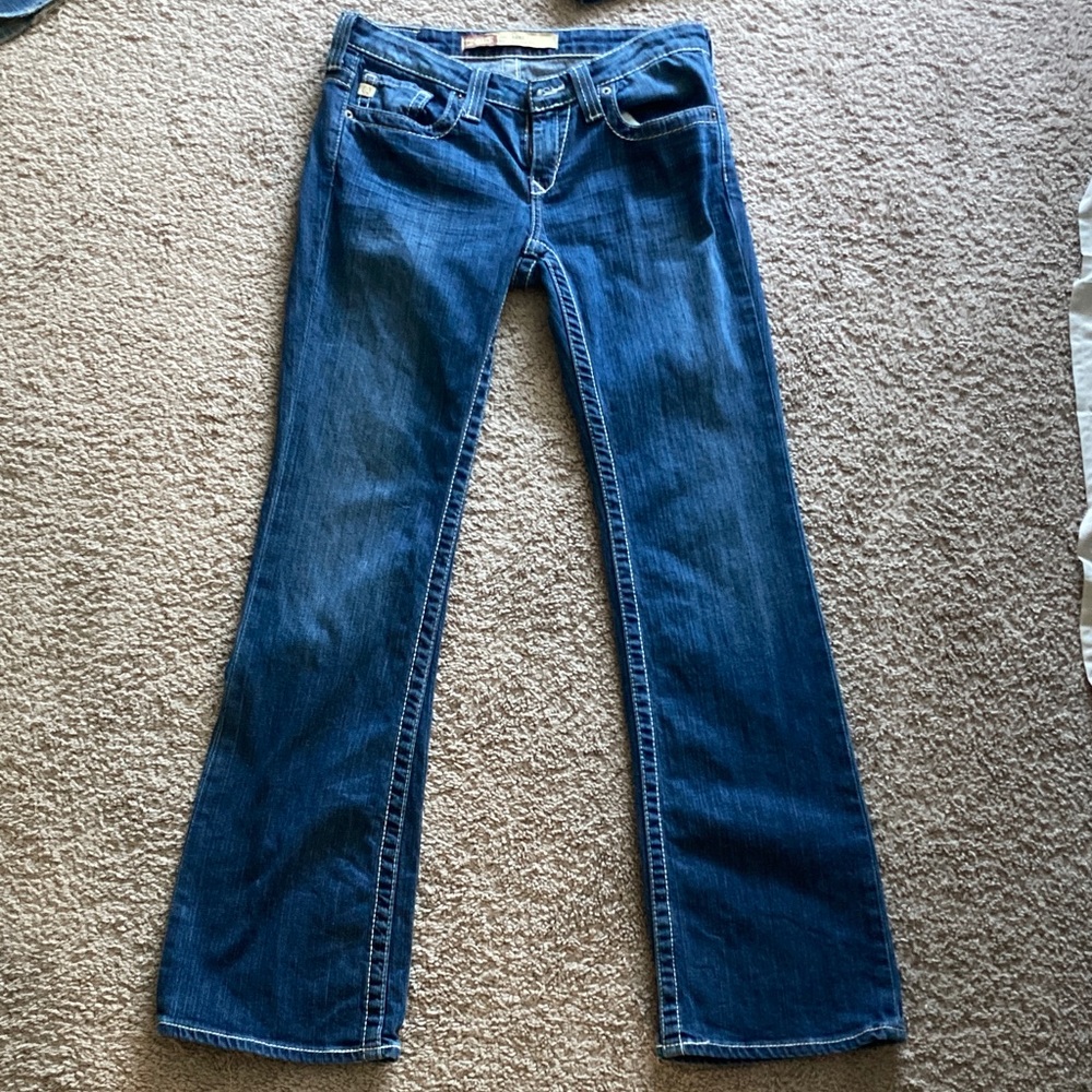 Big Star Women's Boot Cut Jeans in Deep Blue